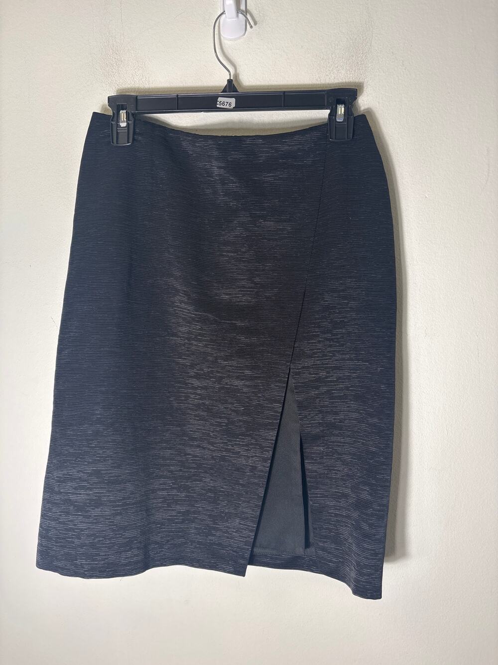 Etro Front Slit Black Pencil Skirt sz 42